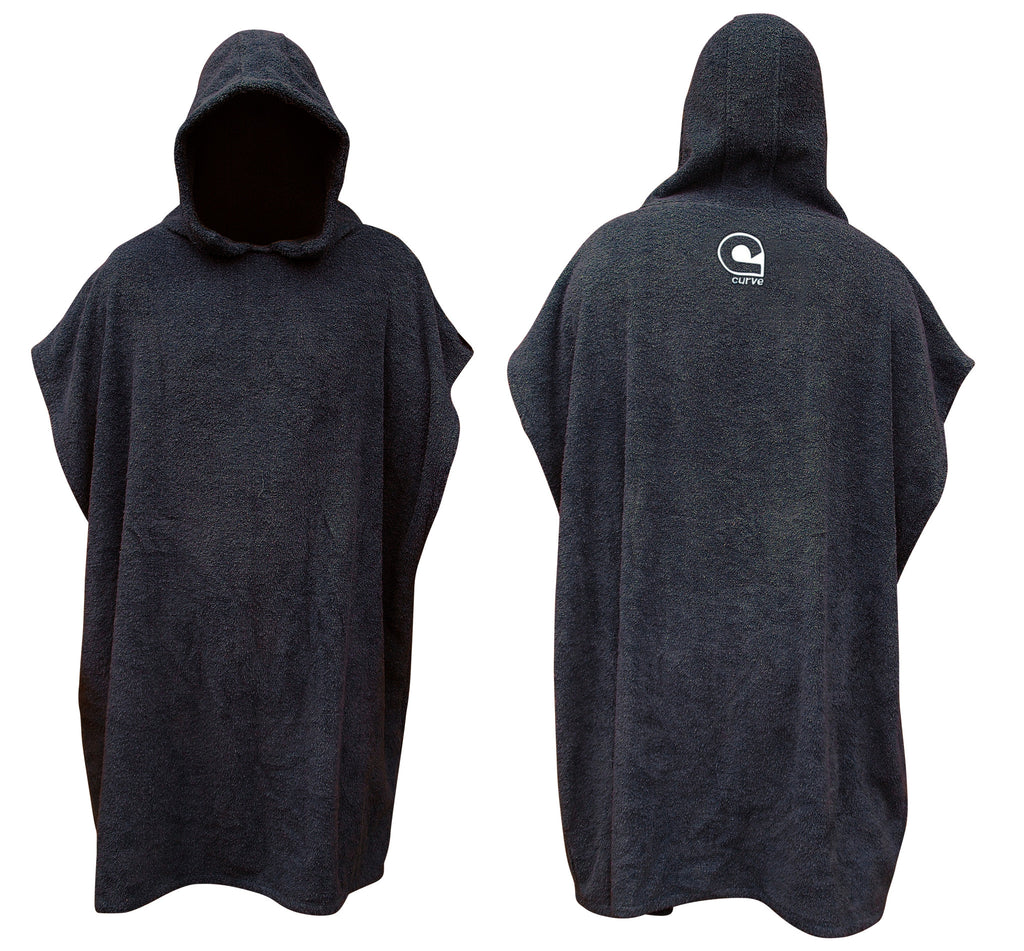 NIXY Hooded Towel Changing Poncho: Cotton Exterior, Saudi
